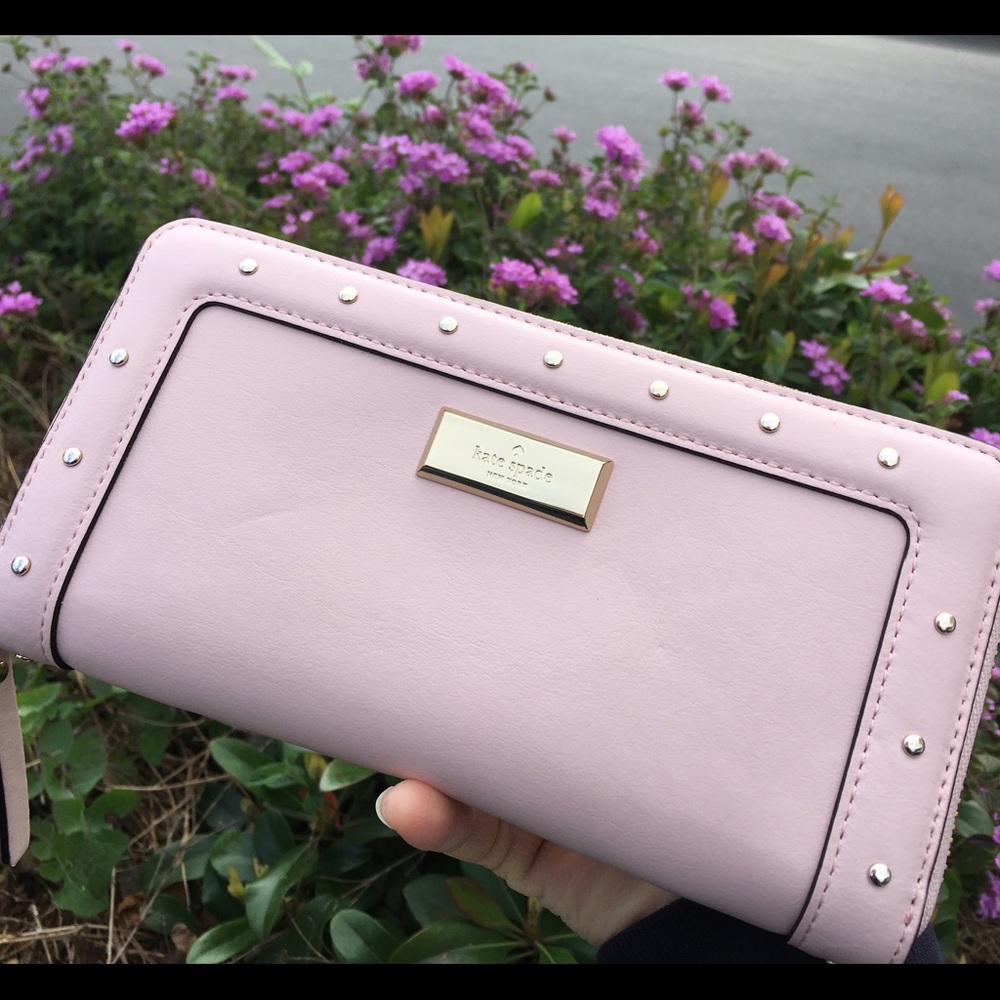 Kate Spade ♠️ Pink Leather 💗 Long wallet